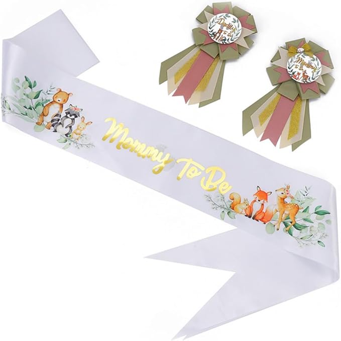 It's Boy or Girl Gender Reveal Sash Baby Shower Party Favors