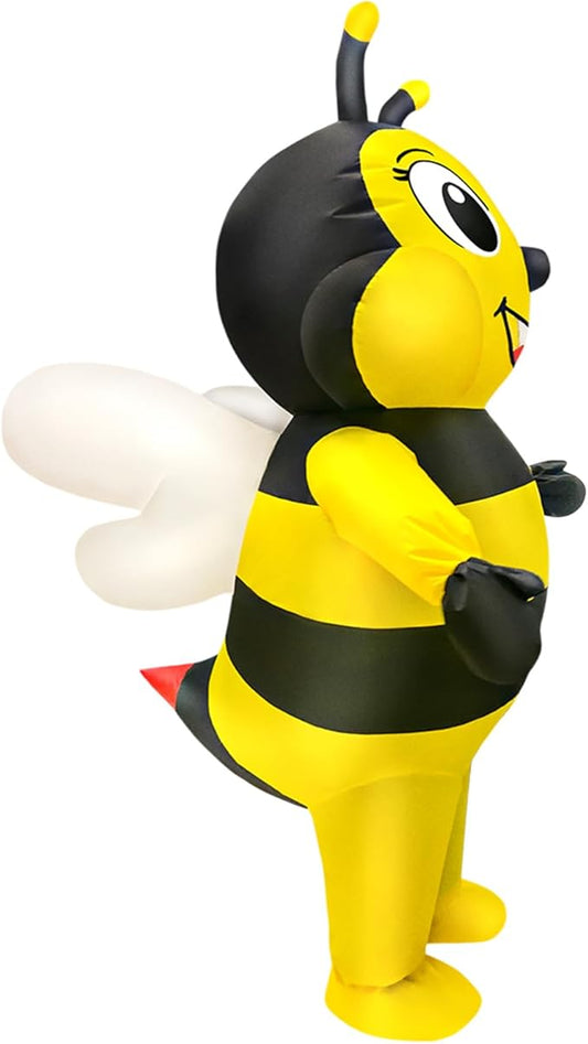 Inflatable Bee Costume Adult Funny Blow up Animal Costume Fancy Dress