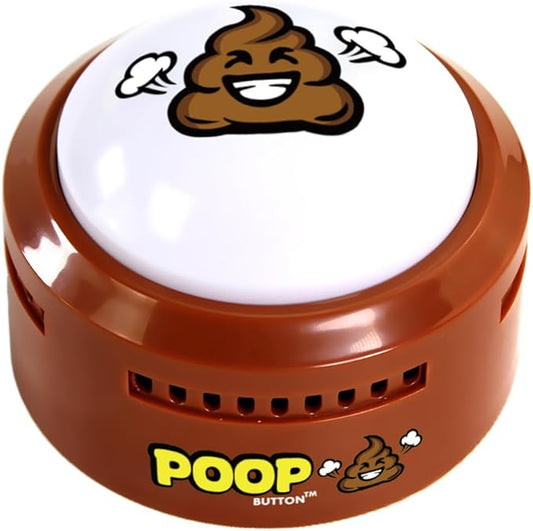 Talkie Toys Products Poop Button - Lights Up and Plays 20 Funny Fart