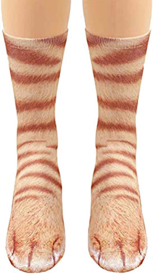 FreeNFond Funny Animal Paw Socks Gag Gifts for White Elephant Gift #3