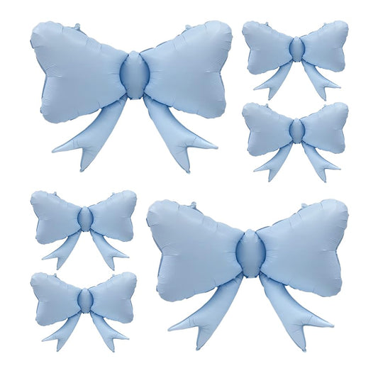 4pcs Jumbo Oversized Ribbon Balloons Coquette Bow Balloons Bow Party