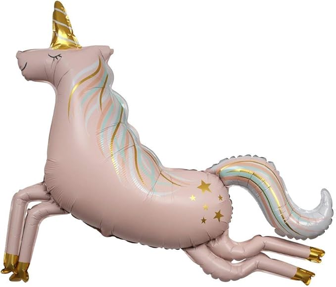 Meri Meri Magical Unicorn Foil Balloon Pack of 1 XL Pastel Rainbow