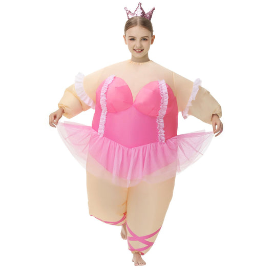 Poptrend Inflatable Ballet Costumes for Kids Funny Halloween Blow up