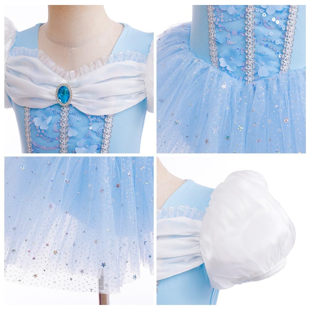 Cinderella Princess for Girls Ballet Dance Tutu Skirted
