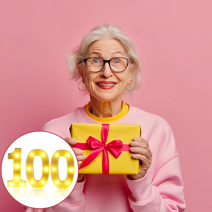 100th Birthday Decorations for Women Men 100 Birthday Decorations