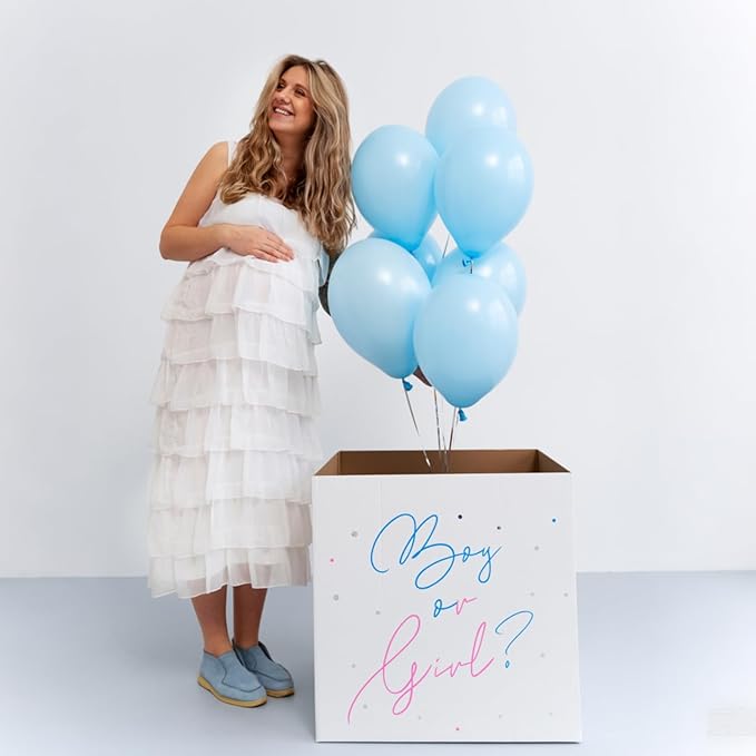 Pastel Blue Latex Balloons 100 Pack 12 inch Light Blue Party Balloons