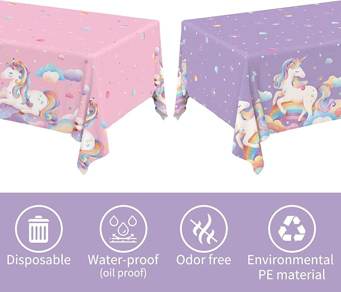 Unicorn Party Supplies Set Perfect Unicorn Birthday Decorations