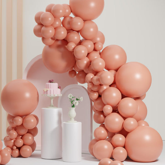 Retro Pink Balloons, Scmdoti Boho Pink Balloons Different Sizes 18 12