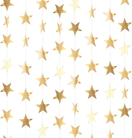 Patelai Glitter Star Garland Banner 2026 Graduation Decor 130 Feet #17