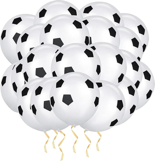 Ainiv 20 PCS Soccer Balloons, Football Theme Party Supplies Balloons