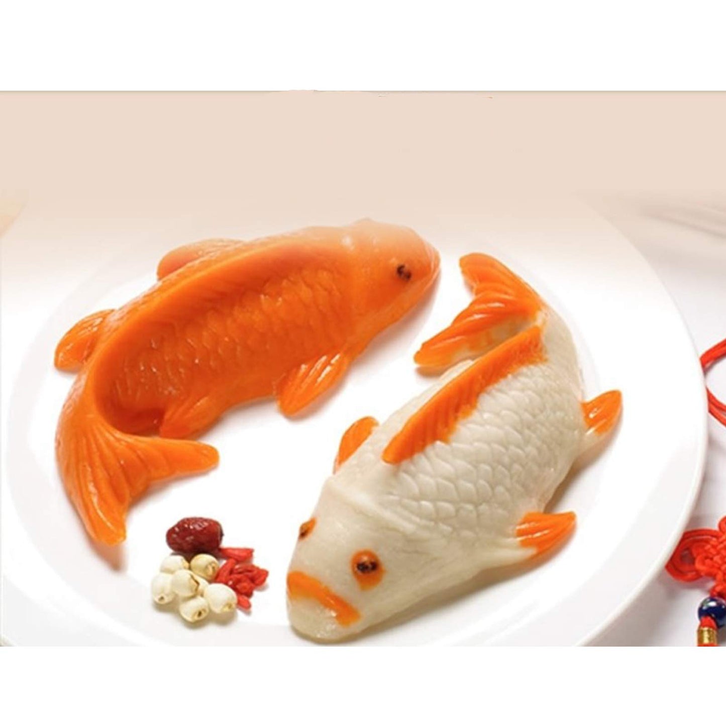 EORTA 3 Pack 3D Fish Shaped Jelly Molds PP Plastic