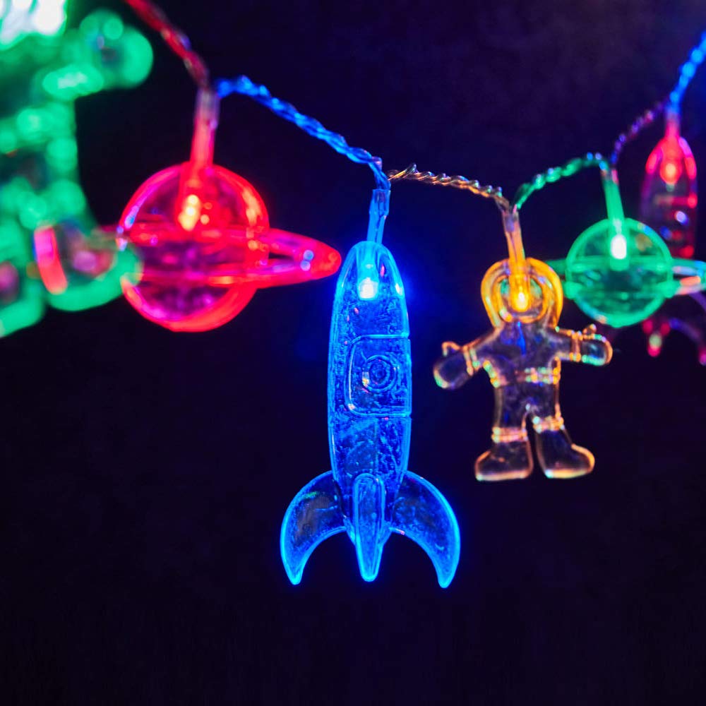 AceList Planet Astronaut String Lights, 20 LED USB Powered