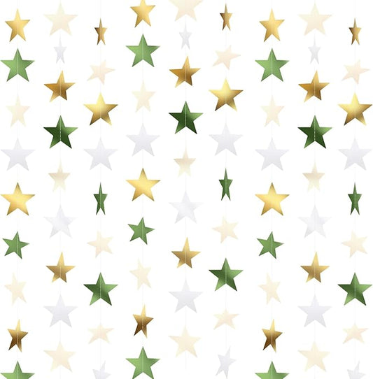 Patelai Glitter Star Garland Banner 2026 Graduation Decor 130 Feet #14