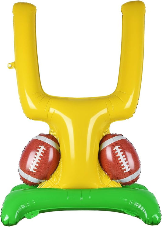 Football Party Supplies Kit Goal Post Balloon Set for Football