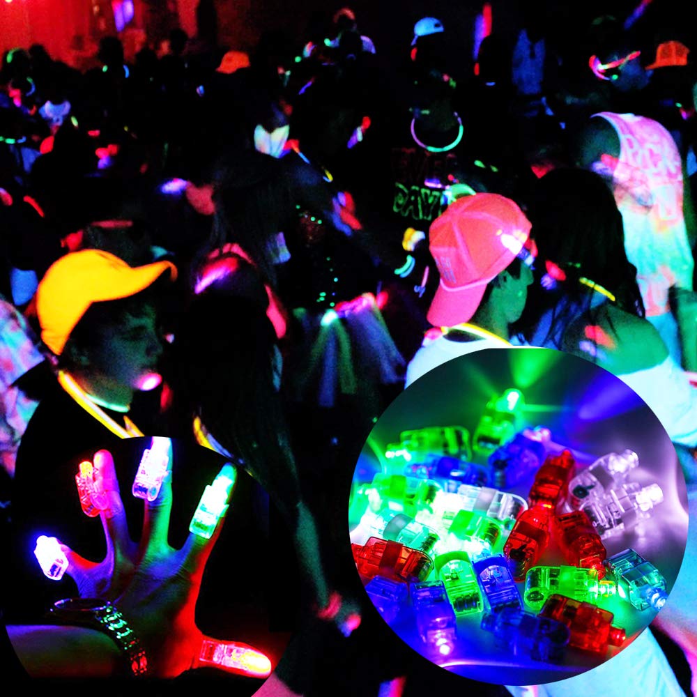 Novelty Place 80Pcs LED Party Finger Lights for Kids