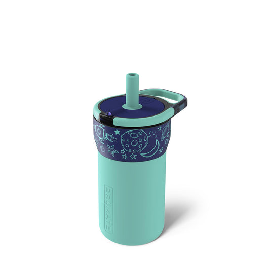 BrüMate Leap 12oz 100% Leakproof Kids Tumbler with Handle and Silicone
