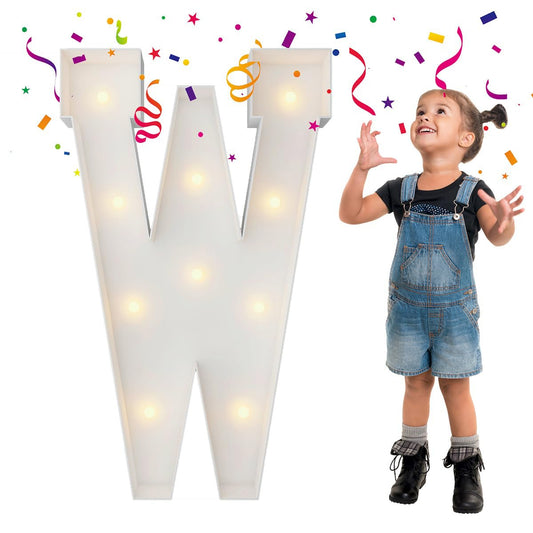 3FT Marquee Light Up Letters, Large Marquee Letters, Mosaic Balloon