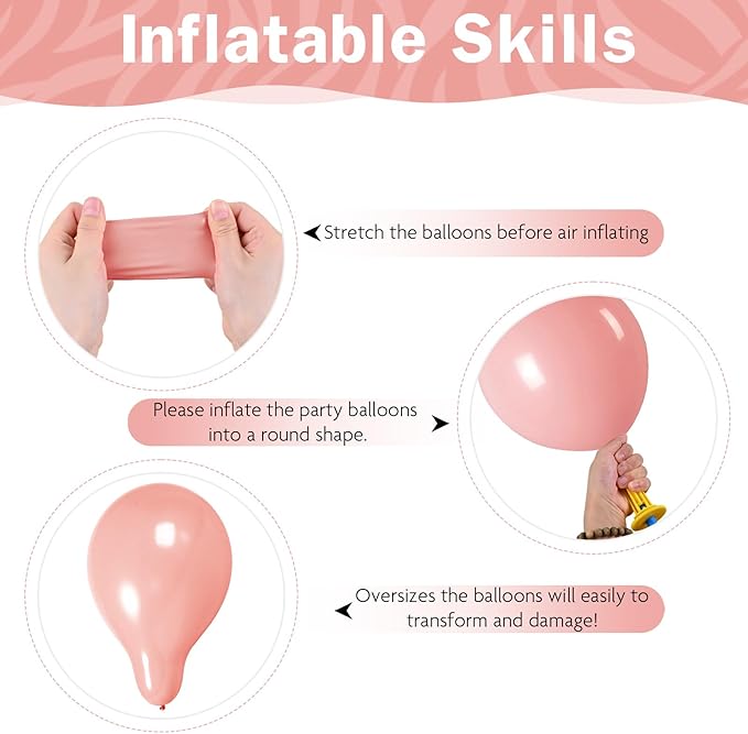 Dusty Pink Balloons 12 Inch Blush Pastel Light Baby Pink