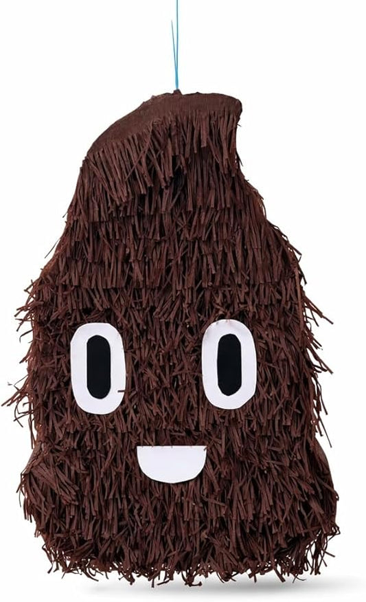 Large Poop Emoji Funny Party Pinata Game Decoration 18"x12"x4"