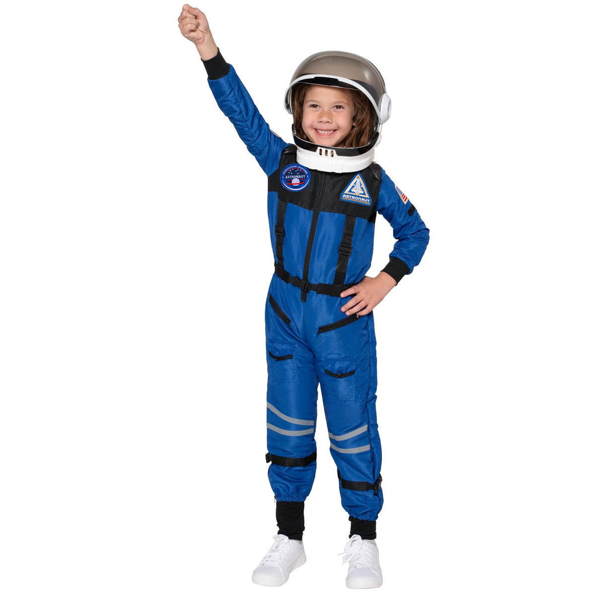 Spooktacular Creations Blue Astronaut Costume with Helmet, Space Suit