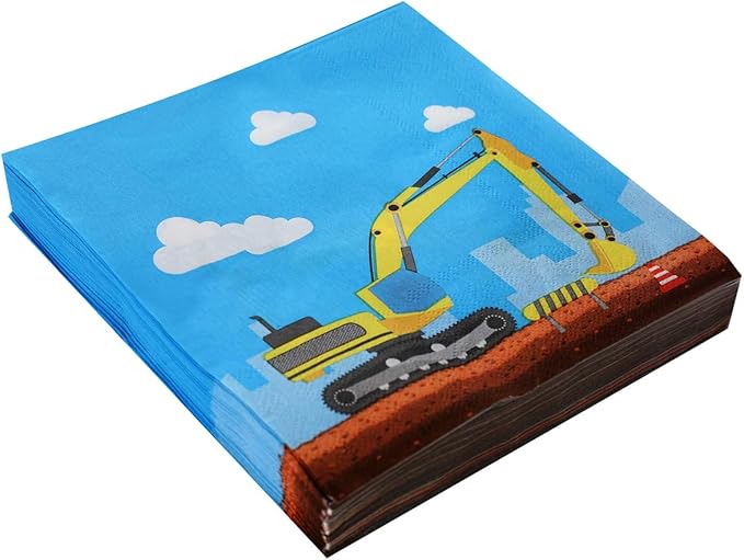 Construction Birthday Party Supplies Set For Boys 24 Guests Dump
