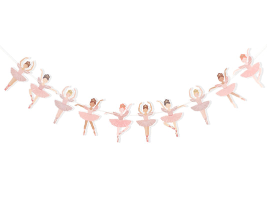 Ballet Girls Birthday Decorations - Ballerina Party Garland,Pink
