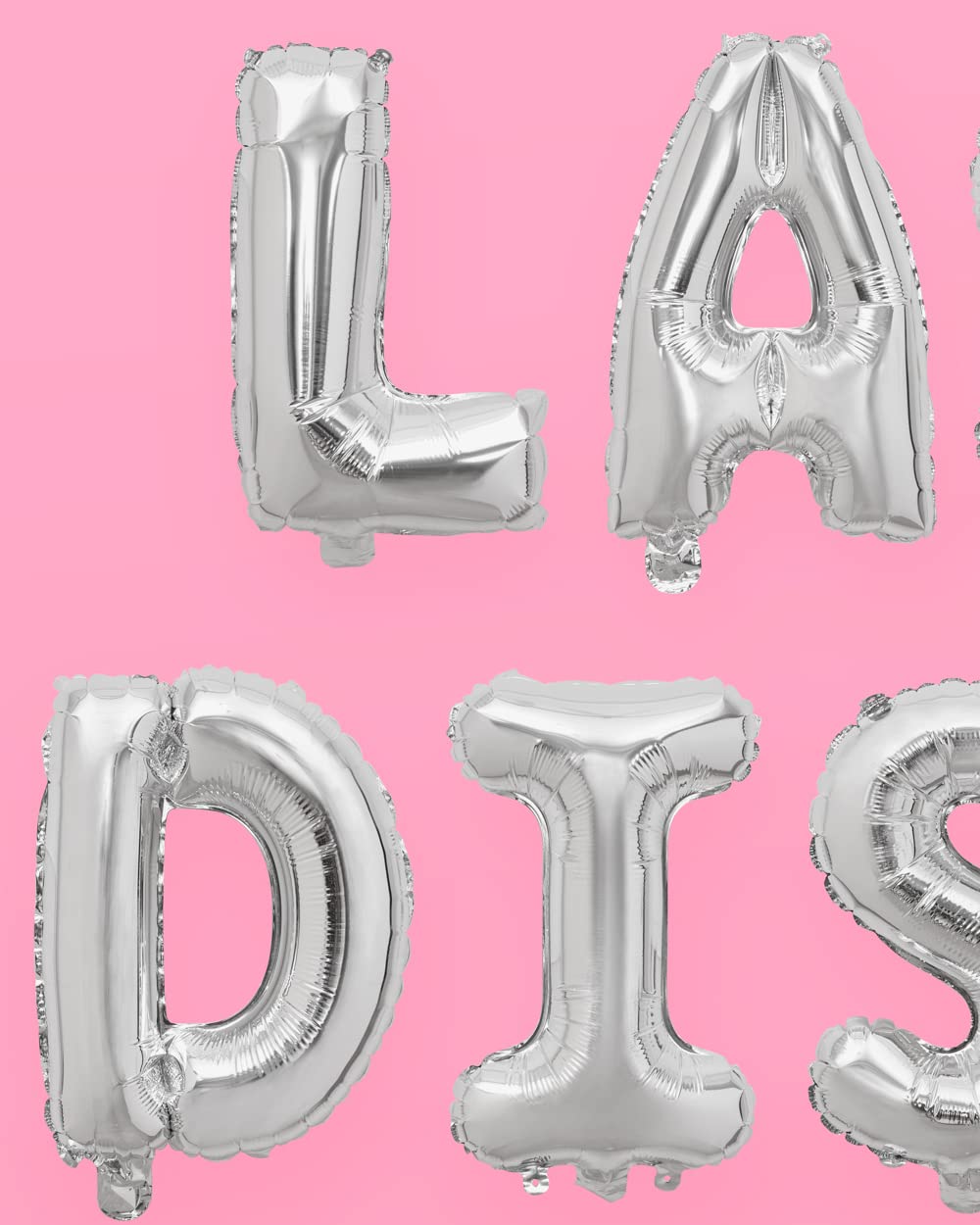 xo, Fetti Last Disco Foil Balloons - 16", Silver | Bachelorette Party