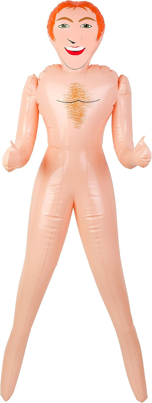 Ginger John Inflatable Blow-Up Doll – 150cm Redhead Hunk | Gag Gift &