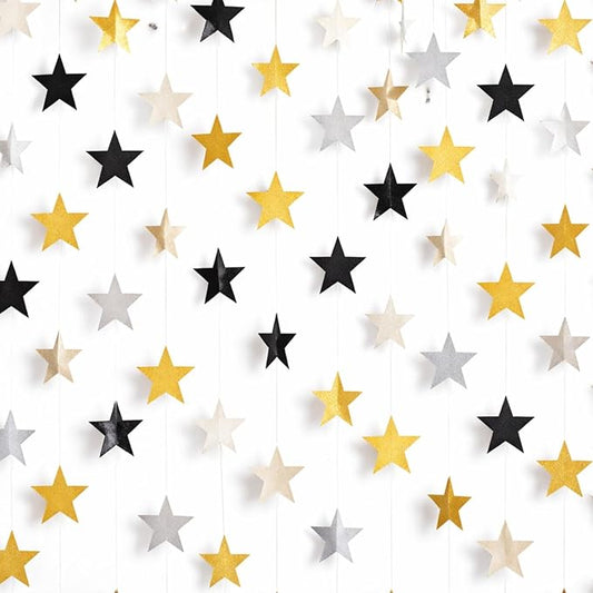 Patelai Glitter Star Garland Banner 2026 Graduation Decor 130 Feet #13