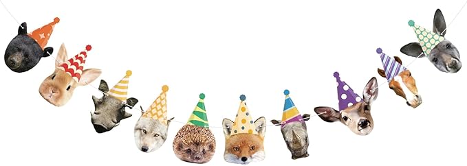 Safari Animals Happy Birthday Banner Wild Animal Banners Party Animal