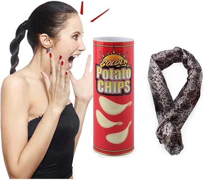 The Potato Chip Snake Can Jump Spring Snake Toy Gift April Fool Day