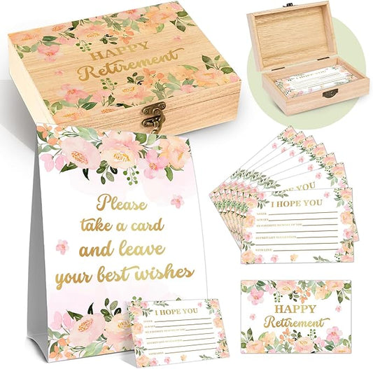 Pink Rose Happy Retirement Box for Card Rose Happy Retirement Party