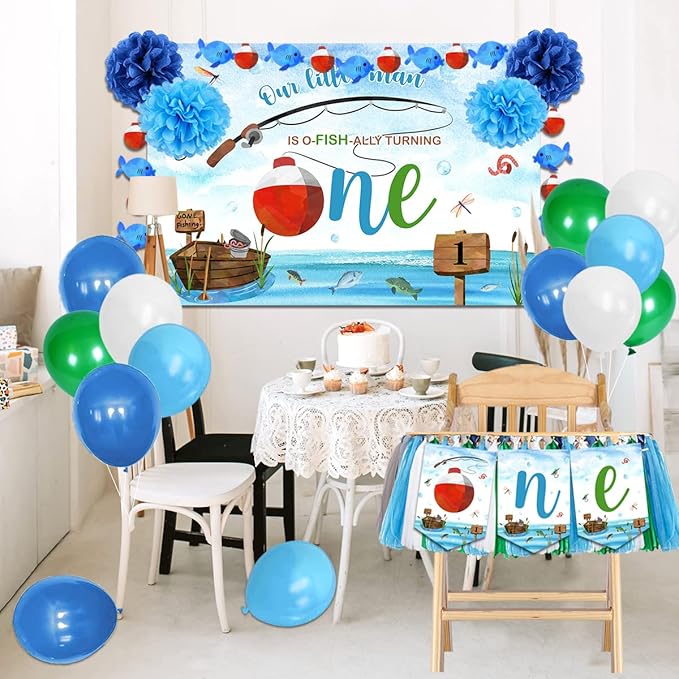Ofishally One Birthday Decorations O Fishally One First Birthday