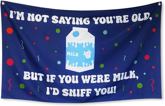 Funny Happy Birthday Banner 60" x 33" – Hilarious Party Decoration #6