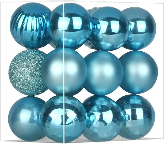 18Pcs Christmas Balls Ornaments for Xmas Tree - Shatterproof