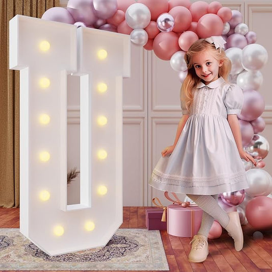 imprsv 4FT Marquee Light Up Letters for Birthday Party Decorations #14