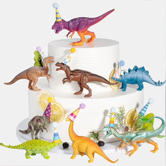 18 Pcs Dinosaur Birthday Party Decorations Dinosaur Cake Toppers