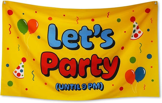 Funny Party Banner 60" x 33" – Hilarious Decoration for Adults, Gag Gi