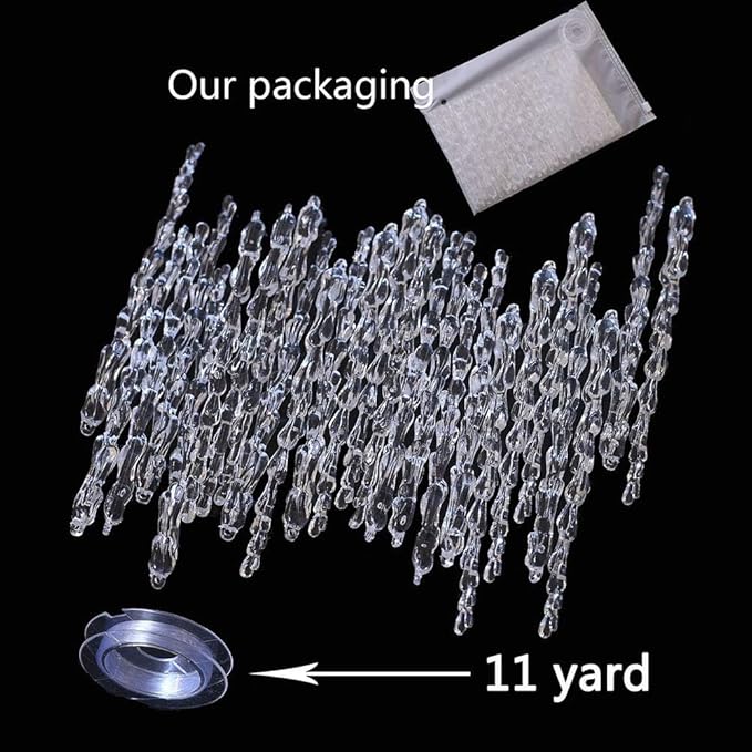 25 pcs icicles Ornament Set - ToBeIT Christmas Decoration Acrylic