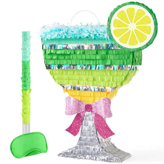 WERNNSAI Cocktail Piñata - Martini Party Decorations Bow Tini