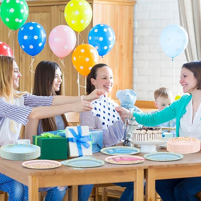 50 Guests Gender Reveal Party Supplies Baby Shower Party Tableware