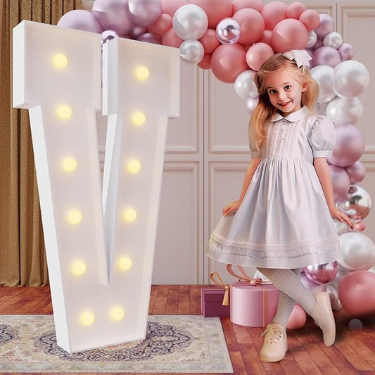 imprsv 4FT Marquee Light Up Letters for Birthday Party Decorations #24