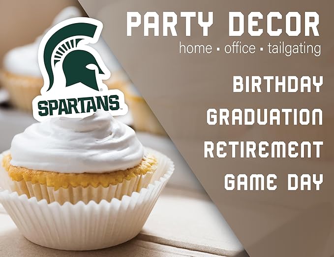 Michigan State Party Supplies for MSU Football, Birthday Gift,