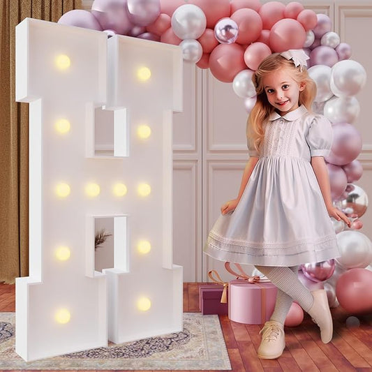 imprsv 4FT Marquee Light Up Letters for Birthday Party Decorations #13