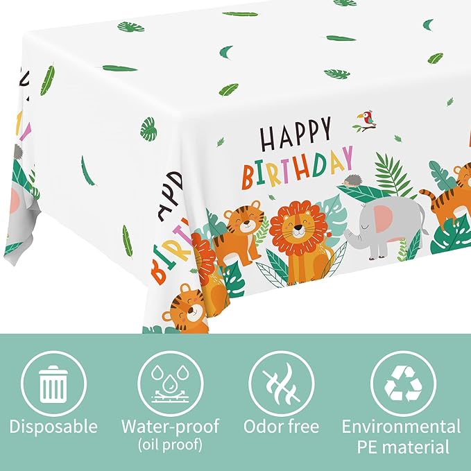 Safari Birthday Party Supplies Jungle Disposable