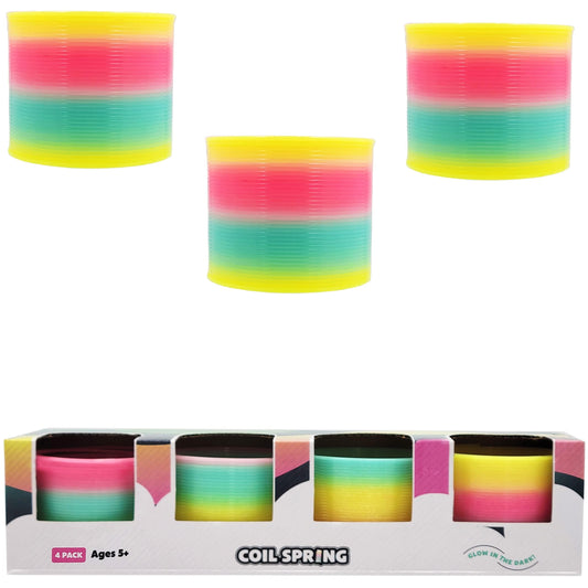 The Dreidel Company Plastic Coil Spring, Glow-In-The-Dark Magic