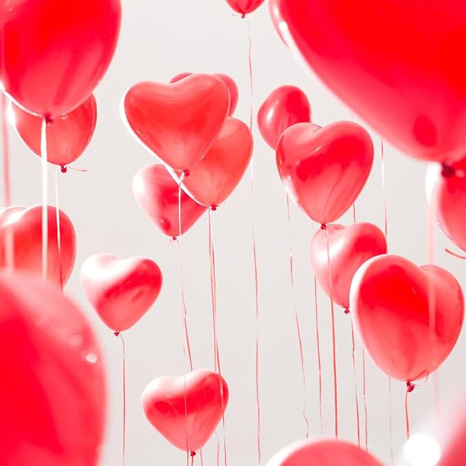 Valentines Day Balloons Decorations I Love You Balloons and Heart