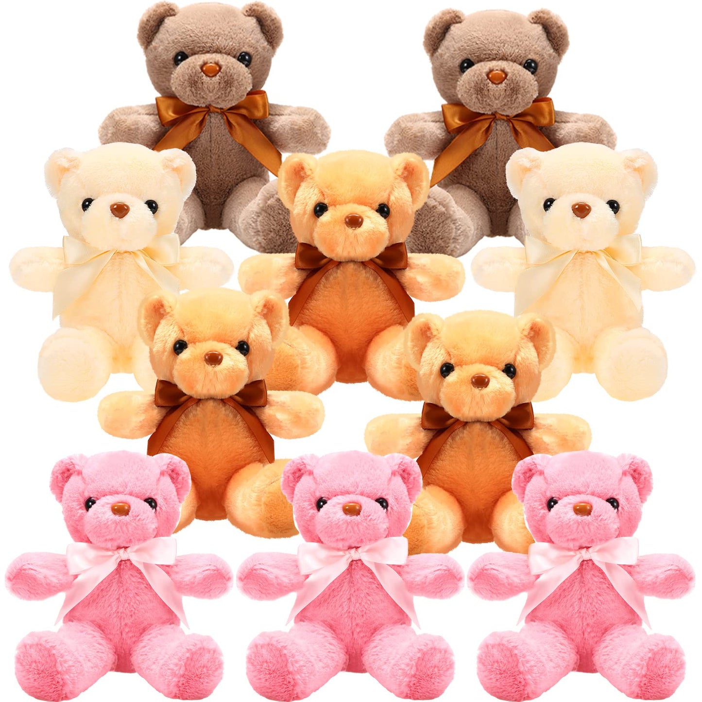 10 Pcs 12 Inch Bears Bulk Stuffed Animals Soft Gift Plush
