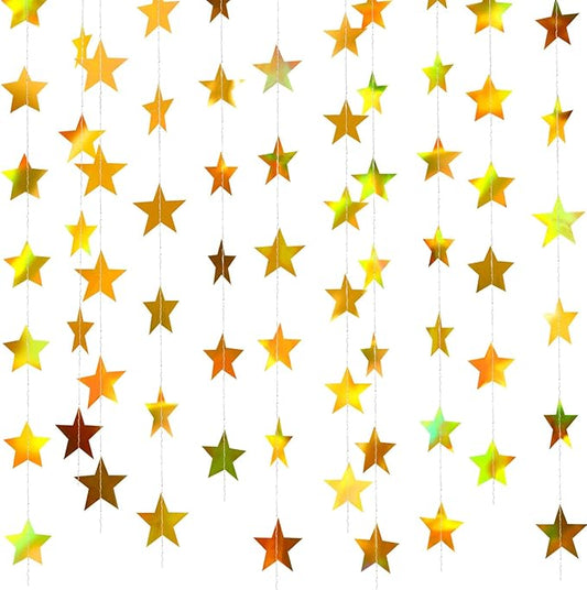 Patelai Glitter Star Garland Banner 2026 Graduation Decor 130 Feet #18