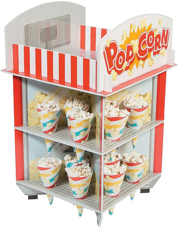 Movie Party Treat and Popcorn Stand 24 Cones Included Party Supplies